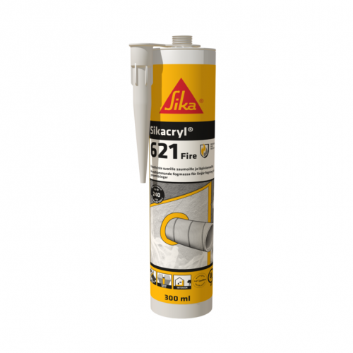 Sikacryl-621 Fire - Огнестойкий акриловый герметик для швов и проходок коммуникаций